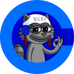 Ricky The Raccoon Logo