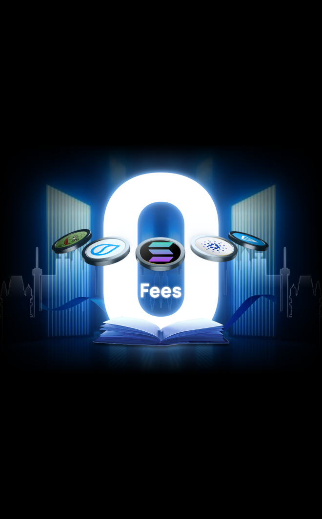 Enjoy 0 Fees for 5 Major Tokens