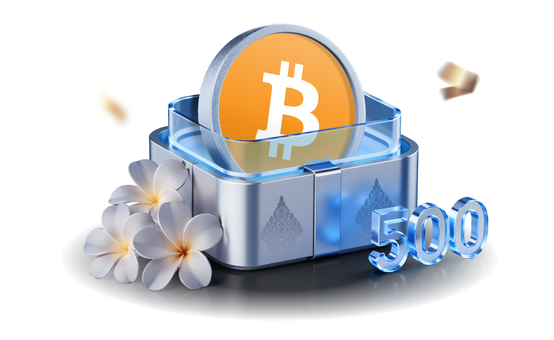 Get $500 BTCUSDT now