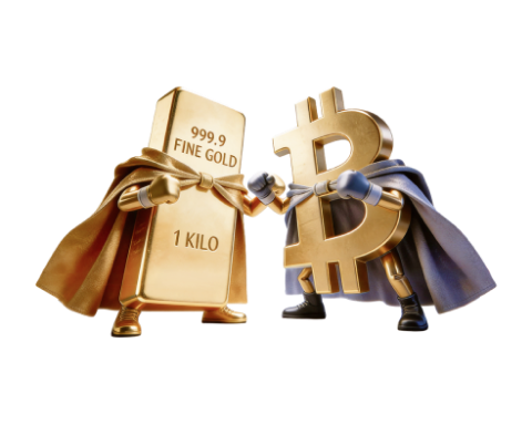 黃金 vs 加密貨幣： 交易瓜分 $1,000,000