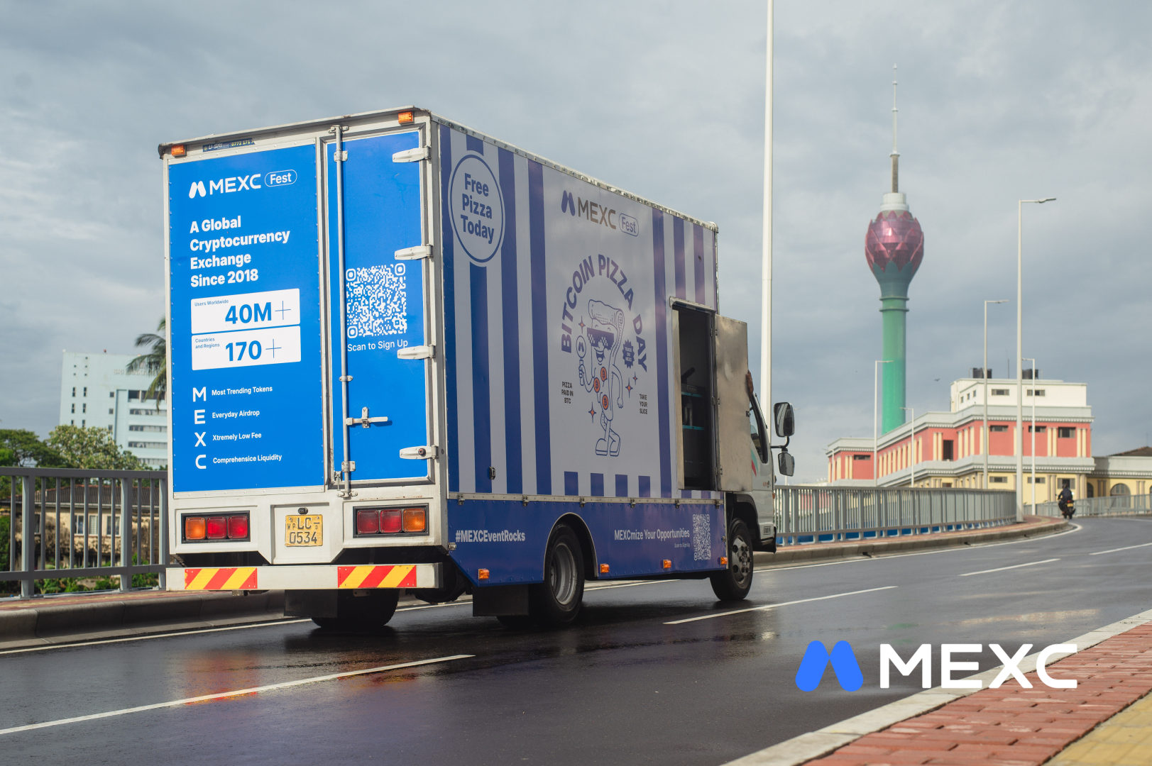 MEXC Fest Bitcoin Pizza Day - Pizza Truck Experience  