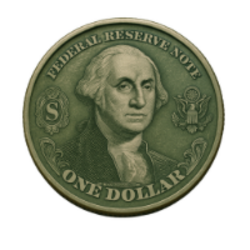 Dollar Coin Logo