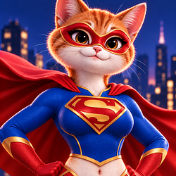 Super Intelligent Cat Logo
