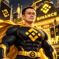 Binance Super CZ Logo